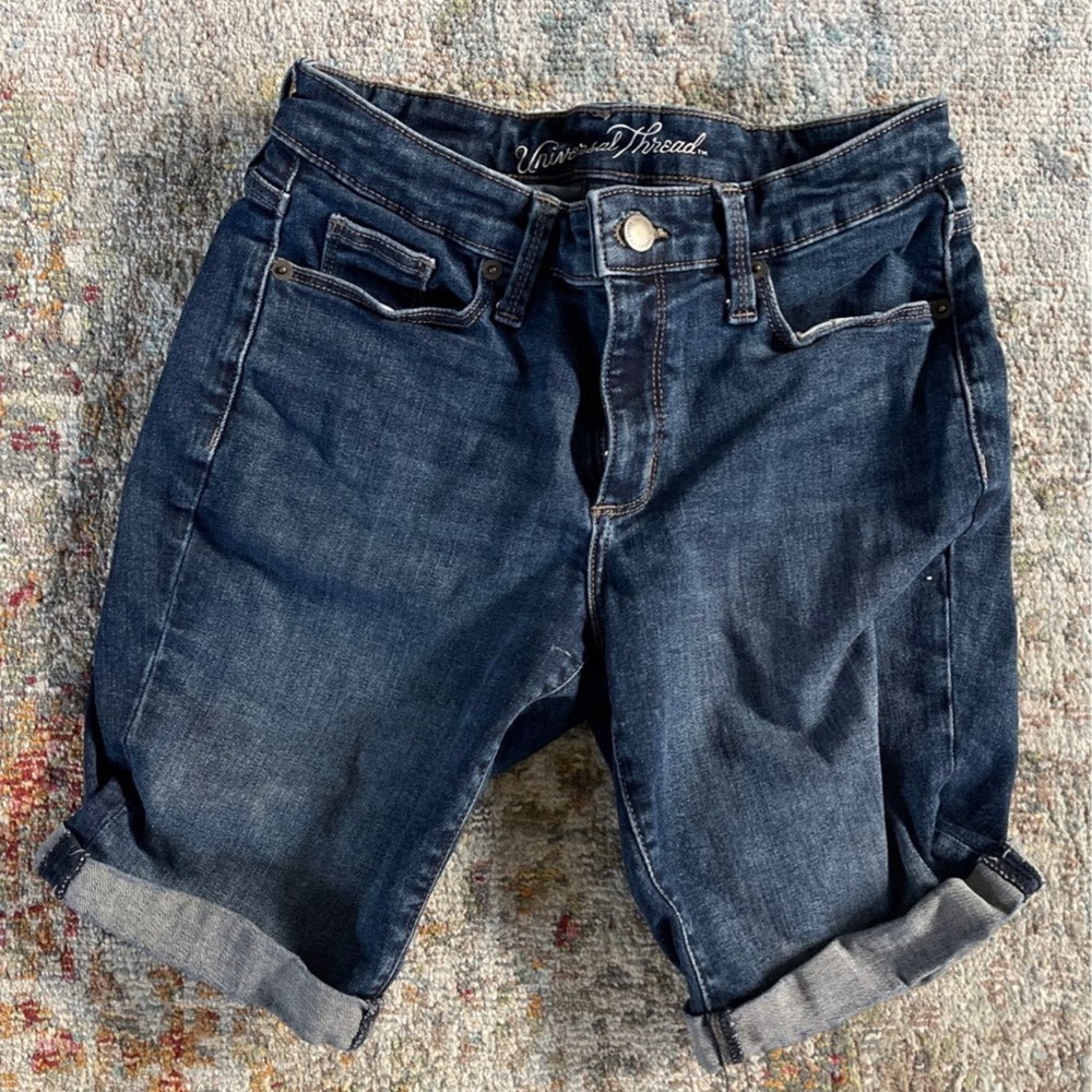Universal Thread Dark Blue Jean Shorts